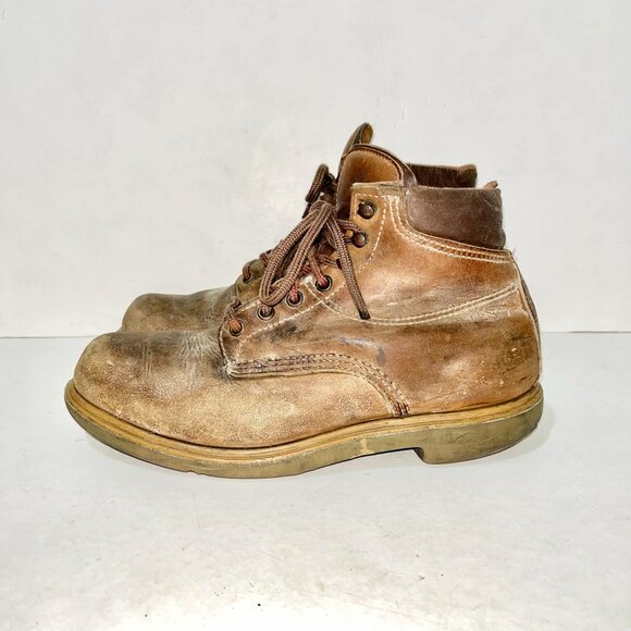 Vintage Redwing Boots Brown 8 Preowned Good Condition - Picture 10 of 10